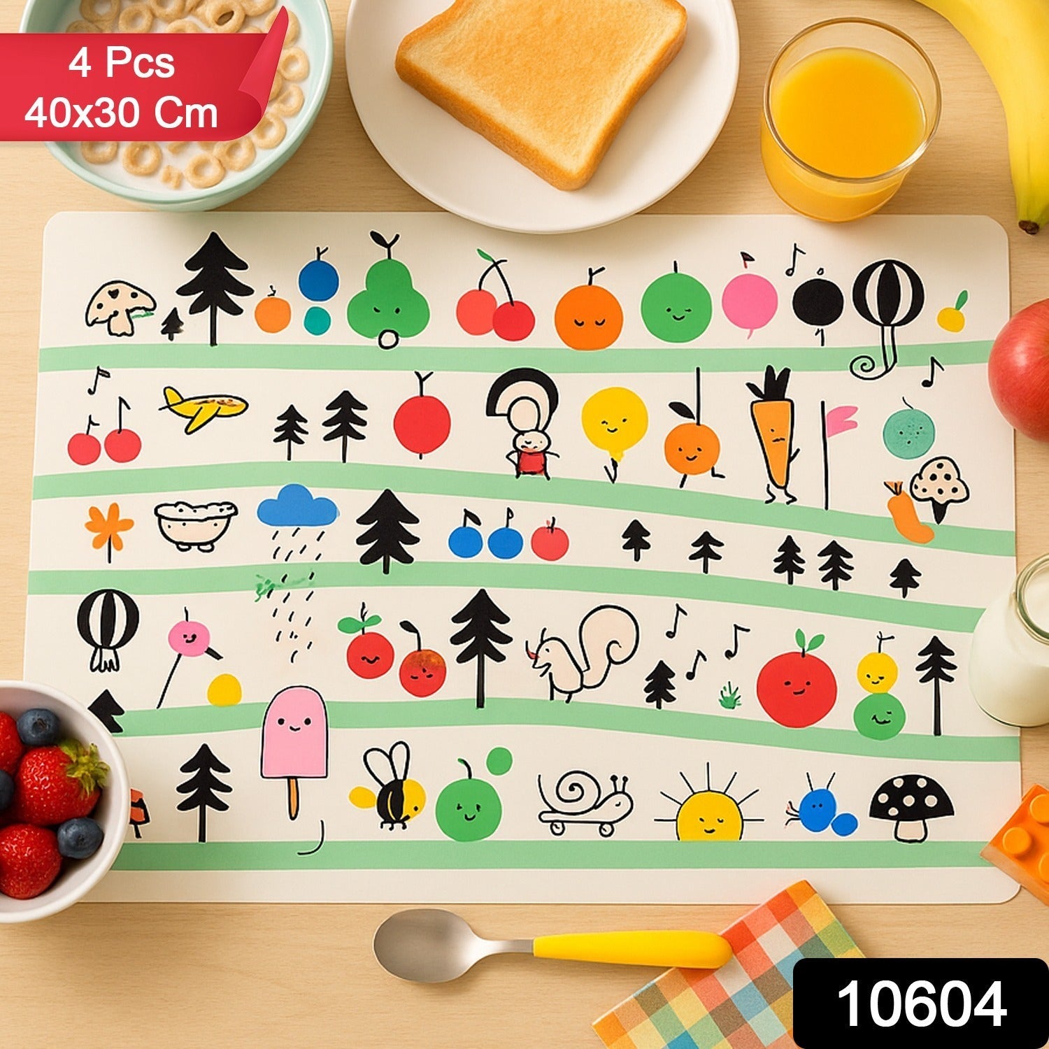 Kids Friendly Cartoon Print Dining Table Kids Friendly Cartoon Print Dining Table